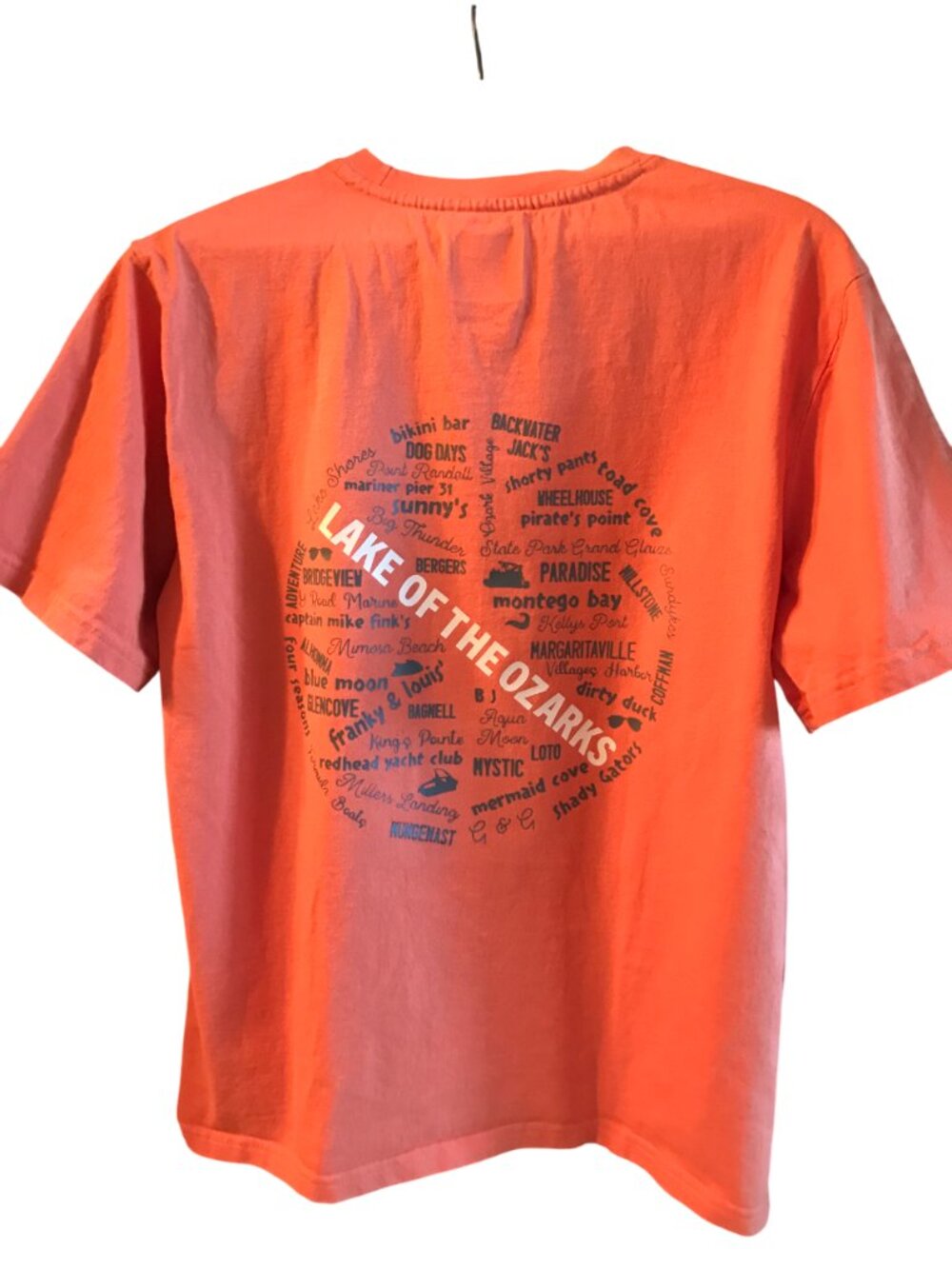 Upcycled Lake of the Ozarks Tee, Landmarks & Marinas Graphics Men's Size M